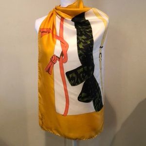 Luigi silk belt scarf
